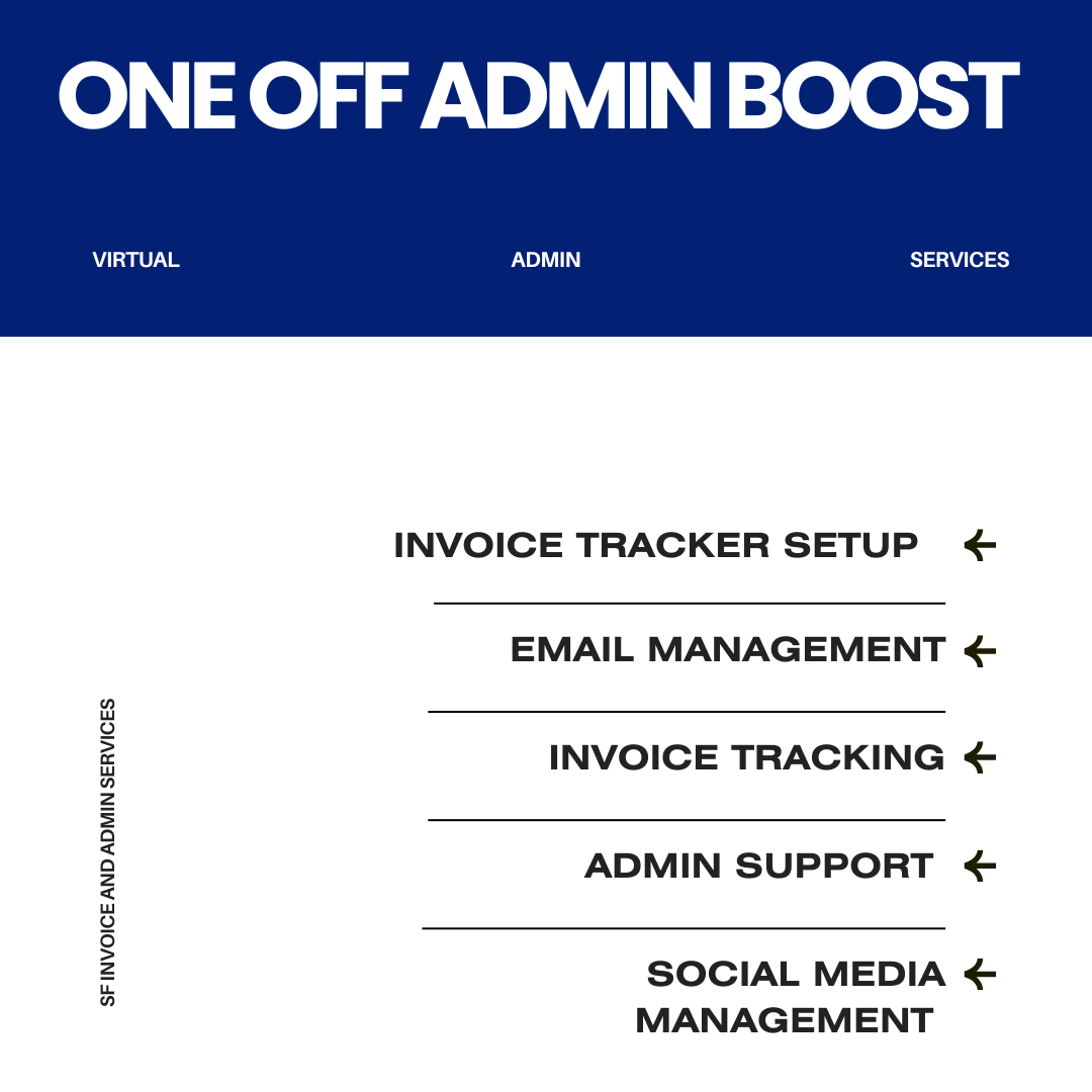One Off Admin Boost - 4 Hour Session